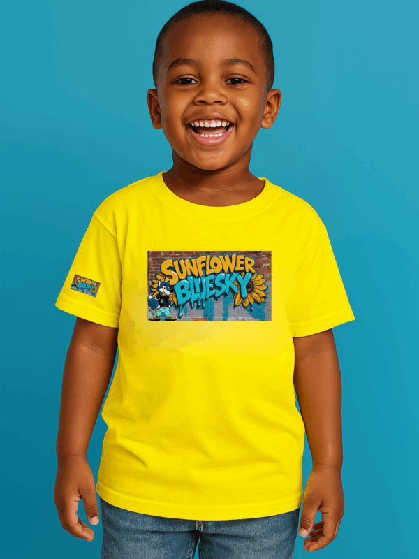 Sunflower BlueSky Kids T-Shirt - Image 2